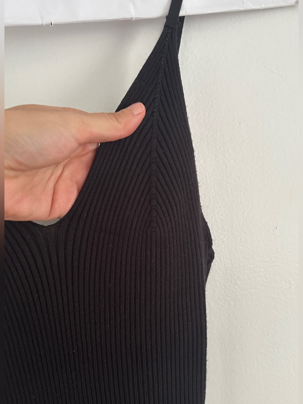 Knit Ribbed Midi Dress - Picture 2 of 6
